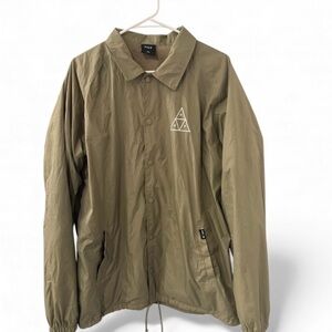 HUF Men's Olive Green Jacket XL